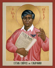 Metal Print - Cesar Chavez by R. Lentz
