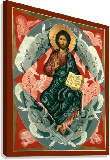 Canvas Print - Christ Enthroned by Br. Robert Lentz, OFM - Trinity Stores