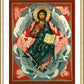 Wall Frame Gold, Matted - Christ Enthroned by Br. Robert Lentz, OFM - Trinity Stores