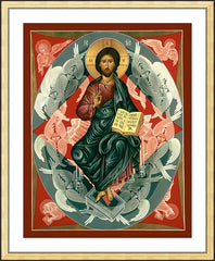 Wall Frame Gold - Christ Enthroned by R. Lentz