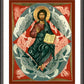 Wall Frame Espresso, Matted - Christ Enthroned by Br. Robert Lentz, OFM - Trinity Stores