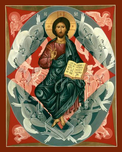 Acrylic Print - Christ Enthroned by Br. Robert Lentz, OFM - Trinity Stores
