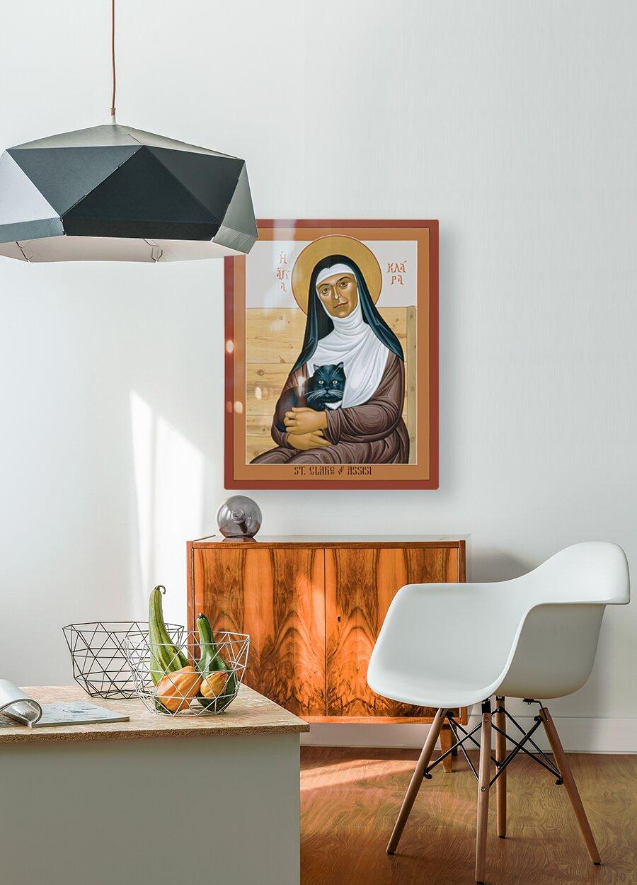 Acrylic Print - St. Clare of Assisi by R. Lentz