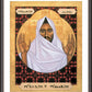 Wall Frame Espresso, Matted - Christ of the Desert by R. Lentz