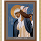 Wall Frame Gold, Matted - St. Catherine of Siena by R. Lentz