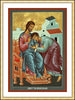 Wall Frame Gold, Matted - Christ the Bridegroom by Br. Robert Lentz, OFM - Trinity Stores