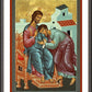 Wall Frame Espresso, Matted - Christ the Bridegroom by Br. Robert Lentz, OFM - Trinity Stores