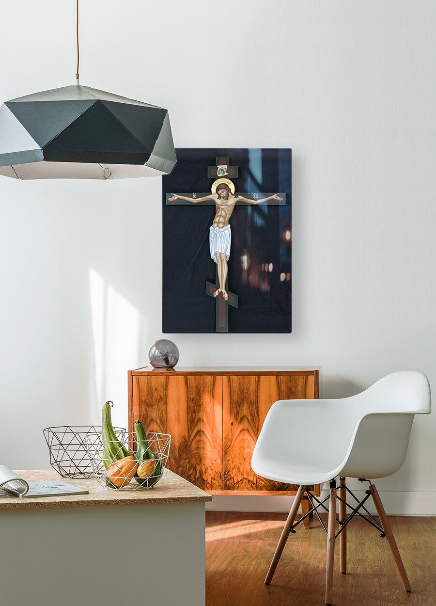 Acrylic Print - Christ Crucified by Br. Robert Lentz, OFM - Trinity Stores