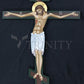 Wall Frame Gold, Matted - Christ Crucified by Br. Robert Lentz, OFM - Trinity Stores