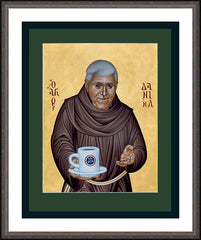 Wall Frame Espresso - Daniel Hurley, OFM by R. Lentz