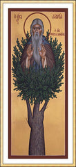 Wall Frame Gold - St. David of Thessalonika by R. Lentz