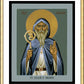 Wall Frame Gold, Matted - St. Declan of Ardmore by Br. Robert Lentz, OFM - Trinity Stores