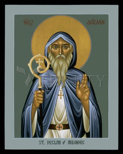 Canvas Print - St. Declan of Ardmore by Br. Robert Lentz, OFM - Trinity Stores