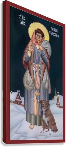Canvas Print - St. Domna of Tomsk by Br. Robert Lentz, OFM - Trinity Stores