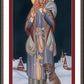 Wall Frame Espresso, Matted - St. Domna of Tomsk by Br. Robert Lentz, OFM - Trinity Stores