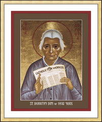 Wall Frame Gold - Dorothy Day of New York by R. Lentz
