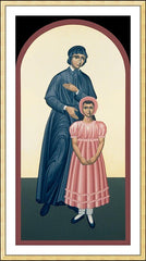 Wall Frame Gold - St. Elizabeth Seton by R. Lentz