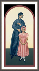 Wall Frame Espresso - St. Elizabeth Seton by R. Lentz