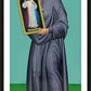 Wall Frame Black, Matted - St. Faustina Kowalska by Br. Robert Lentz, OFM - Trinity Stores