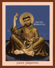 Metal Print - St. Francis, Father of the Poor by Br. Robert Lentz, OFM - Trinity Stores
