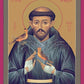 Wall Frame Gold, Matted - St. Francis of Assisi by Br. Robert Lentz, OFM - Trinity Stores