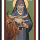Wall Frame Black, Matted - St. Feofil of Kiev by Br. Robert Lentz, OFM - Trinity Stores