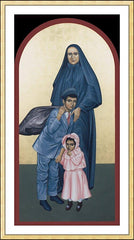 Wall Frame Gold - St. Frances Cabrini by R. Lentz