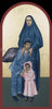 Metal Print - St. Frances Cabrini by Br. Robert Lentz, OFM - Trinity Stores