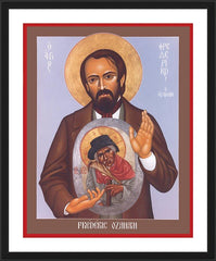 Wall Frame Black - Frédéric Ozanam by R. Lentz