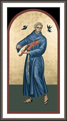 Wall Frame Espresso - St. Francis Solano by R. Lentz