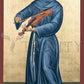 Wall Frame Gold, Matted - St. Francis Solano by Br. Robert Lentz, OFM - Trinity Stores