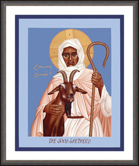 Wall Frame Espresso - Good Shepherd by R. Lentz