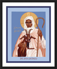 Wall Frame Black - Good Shepherd by R. Lentz