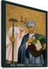 Canvas Print - Sts. Isidore and Maria by Br. Robert Lentz, OFM - Trinity Stores