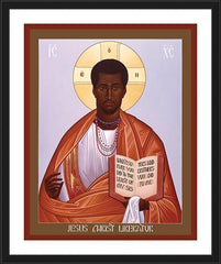 Wall Frame Black - Jesus Christ: Liberator by R. Lentz