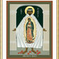 Wall Frame Gold, Matted - St. Juan Diego and the Miracle of Guadalupe by Br. Robert Lentz, OFM - Trinity Stores