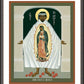 Wall Frame Espresso, Matted - St. Juan Diego and the Miracle of Guadalupe by R. Lentz