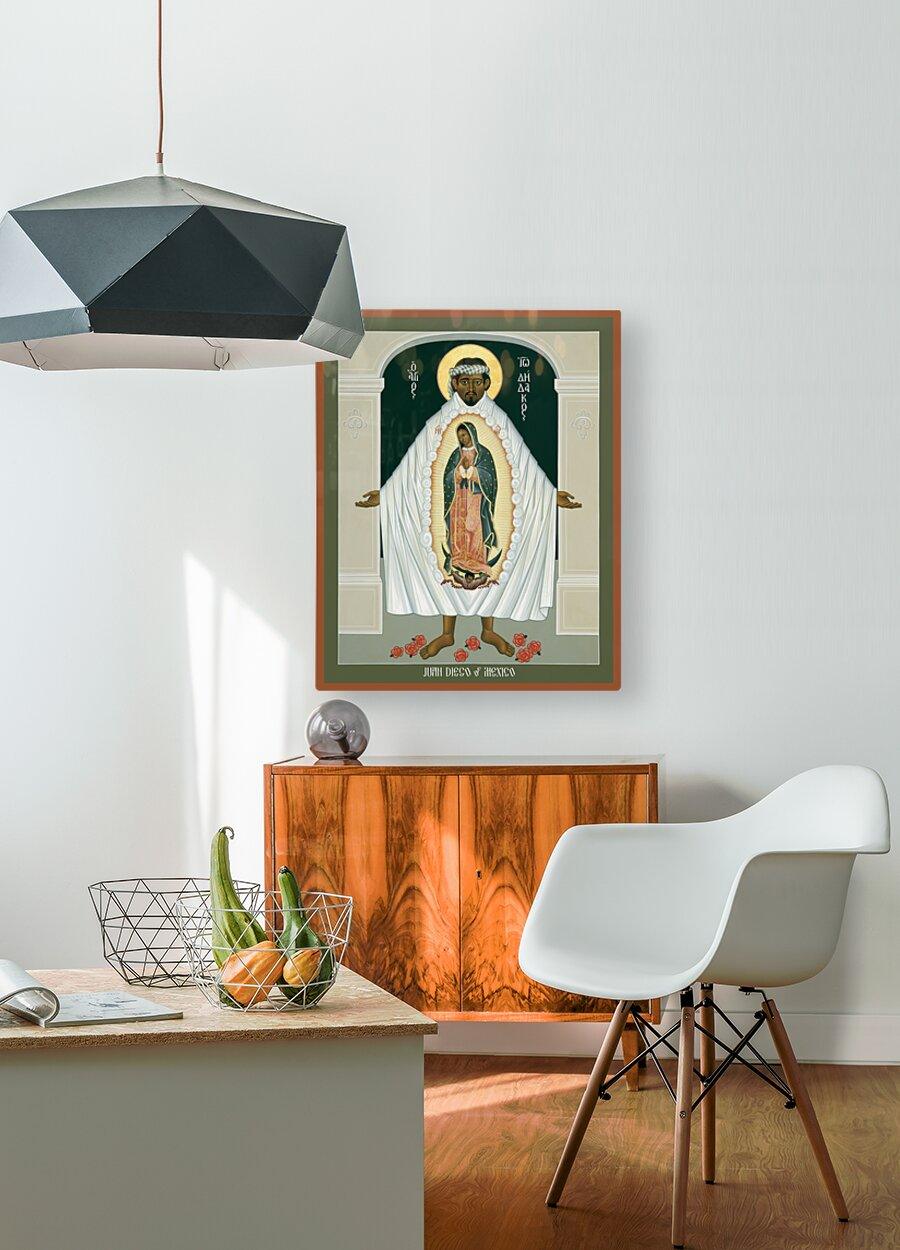 Acrylic Print - St. Juan Diego and the Miracle of Guadalupe by R. Lentz