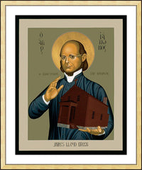 Wall Frame Gold - James Lloyd Breck by R. Lentz