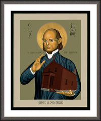 Wall Frame Espresso - James Lloyd Breck by R. Lentz