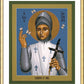 Wall Frame Gold, Matted - St. Joan of Arc by Br. Robert Lentz, OFM - Trinity Stores