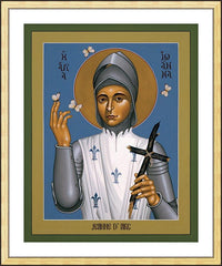 Wall Frame Gold - St. Joan of Arc by R. Lentz