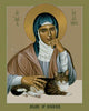Metal Print - Julian of Norwich by Br. Robert Lentz, OFM - Trinity Stores