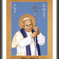 Wall Frame Espresso, Matted - St. John Paul II by R. Lentz