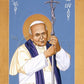 Wall Frame Gold, Matted - St. John Paul II by R. Lentz