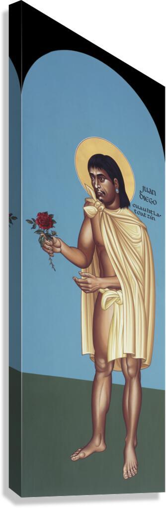 Canvas Print - St. Juan Diego Cuauhtlatoatzin by Br. Robert Lentz, OFM - Trinity Stores