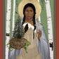 Wall Frame Gold, Matted - St. Kateri Tekakwitha of the Iroquois by Br. Robert Lentz, OFM - Trinity Stores