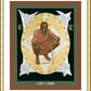 Wall Frame Gold, Matted - Lion of Judah by R. Lentz
