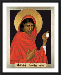 Wall Frame Black - St. Mary Magdalene by R. Lentz