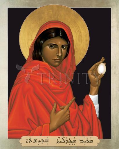 Wall Frame Espresso, Matted - St. Mary Magdalene by Br. Robert Lentz, OFM - Trinity Stores